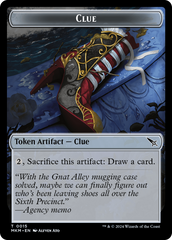 Thopter (0020) // Clue (0015) Double-Sided Token [Murders at Karlov Manor Tokens] | Lots Moore NSW