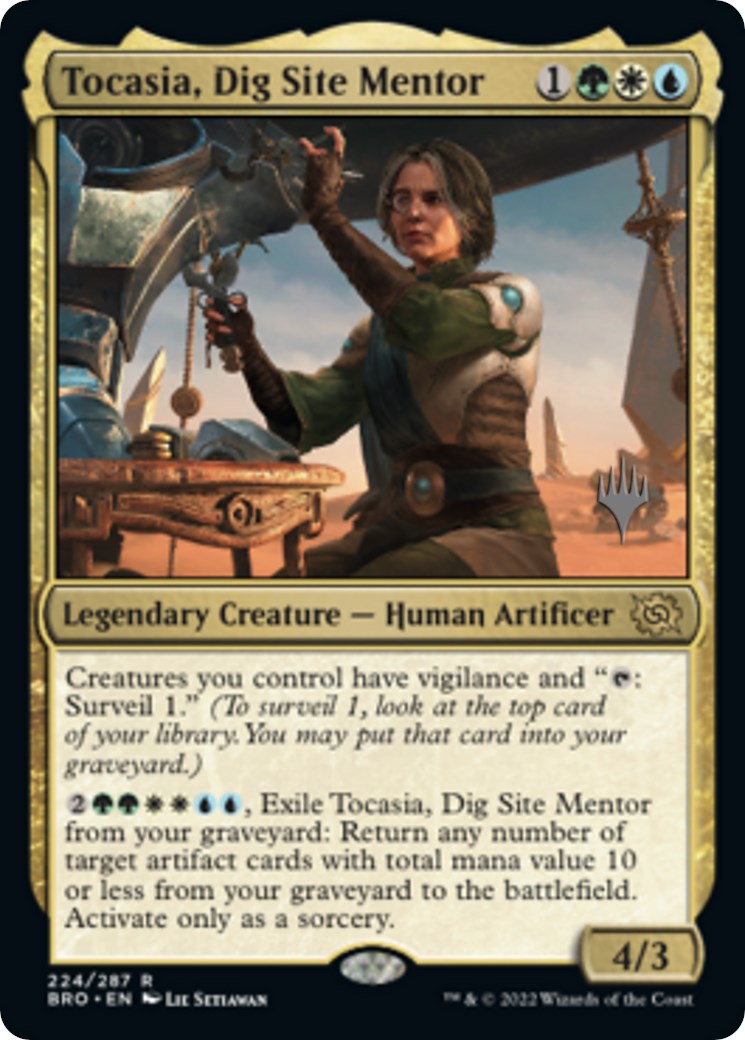 Tocasia, Dig Site Mentor (Promo Pack) [The Brothers' War Promos] | Lots Moore NSW