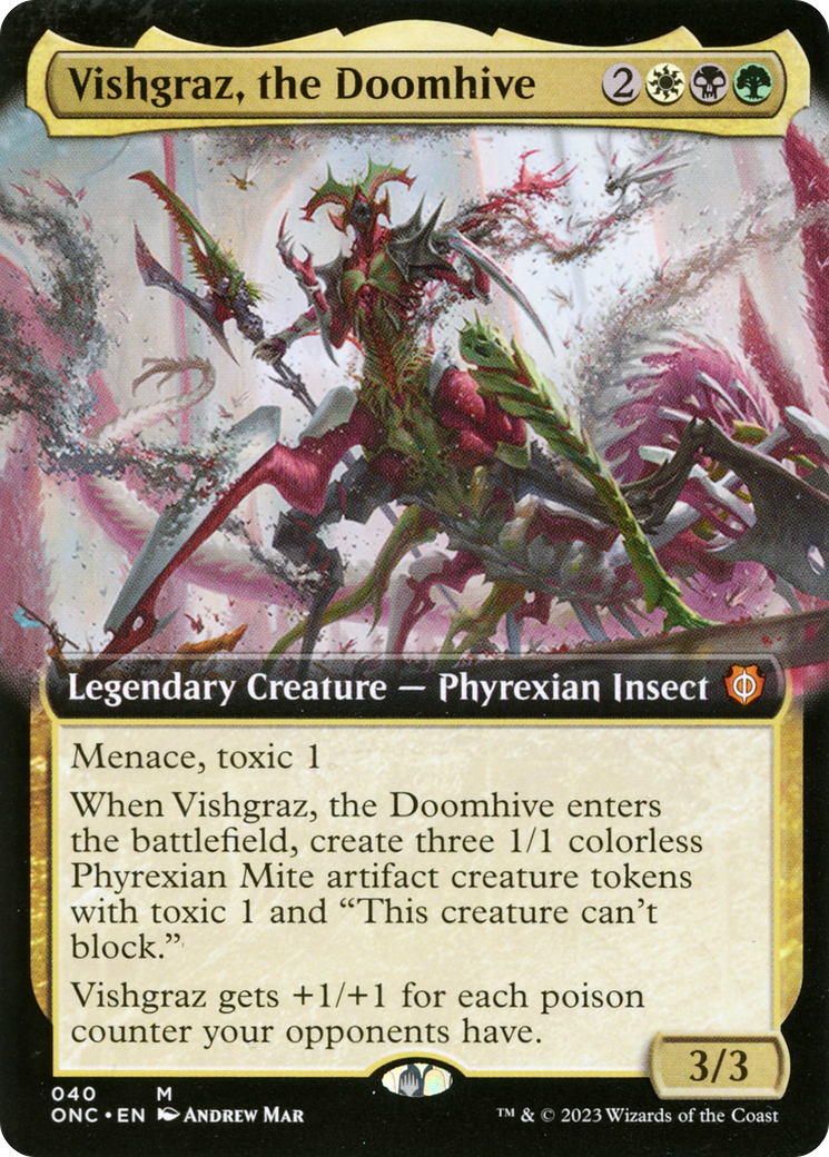 Vishgraz, the Doomhive (Extended Art) [Phyrexia: All Will Be One Commander] | Lots Moore NSW