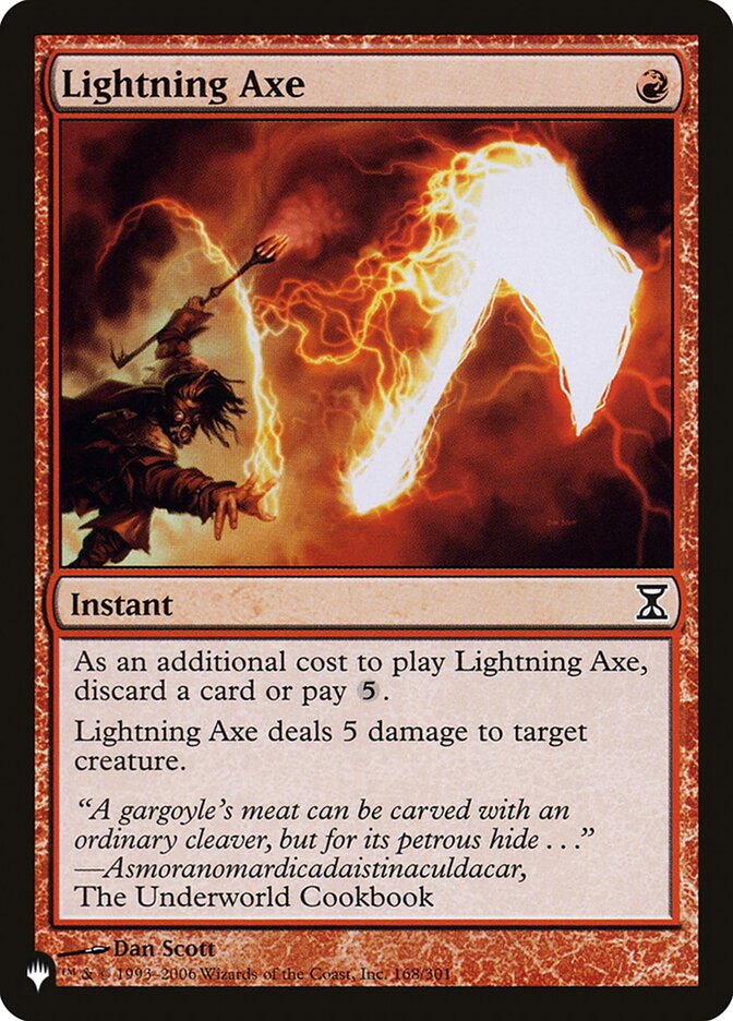 Lightning Axe [The List] | Lots Moore NSW