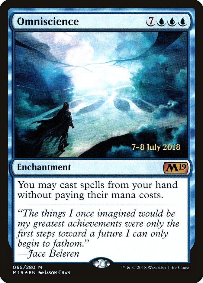 Omniscience [Core Set 2019 Prerelease Promos] | Lots Moore NSW
