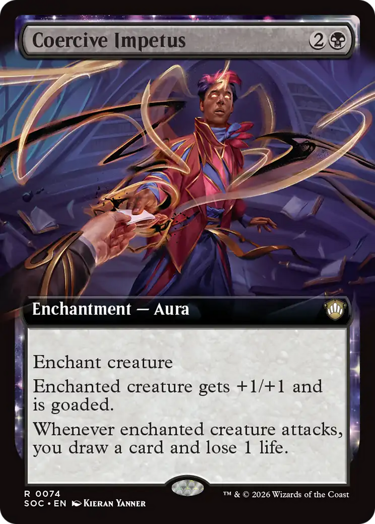 Coercive Impetus (Extended Art) [Secrets of Strixhaven Commander] | Lots Moore NSW