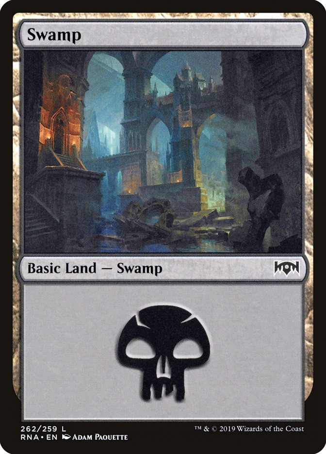 Swamp (262) [Ravnica Allegiance] | Lots Moore NSW