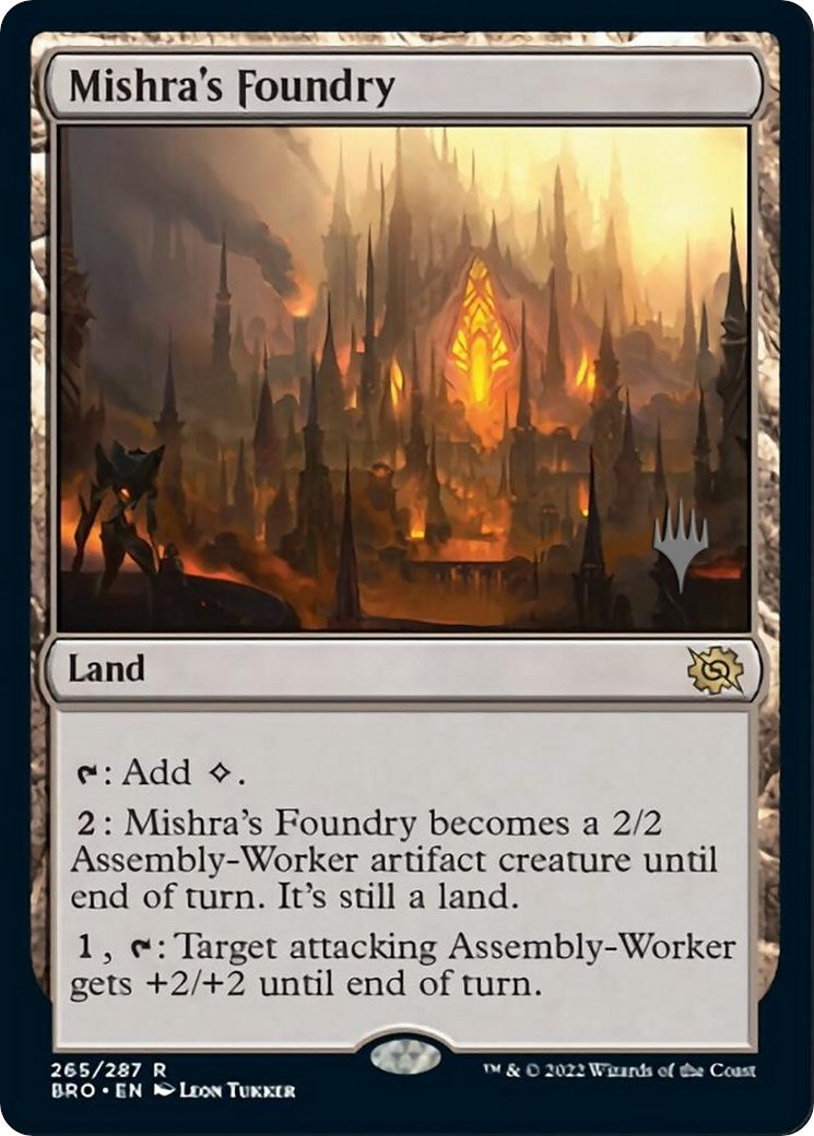 Mishra's Foundry (Promo Pack) [The Brothers' War Promos] | Lots Moore NSW
