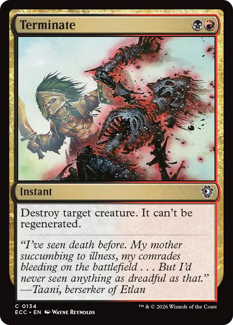 Terminate [Lorwyn Eclipsed Commander] | Lots Moore NSW
