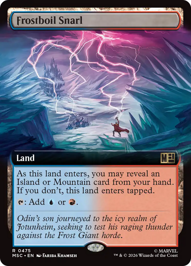 Frostboil Snarl (Extended Art) [Marvel Super Heroes Commander] | Lots Moore NSW