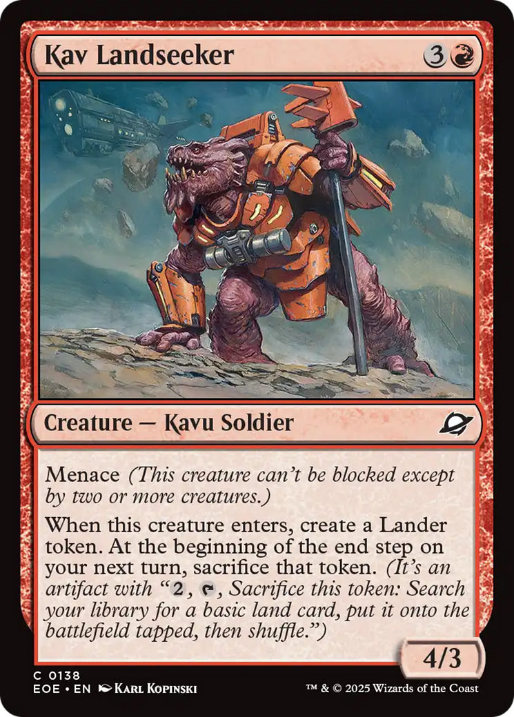 Kav Landseeker [Edge of Eternities] | Lots Moore NSW