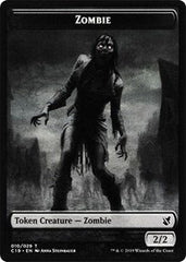 Zombie (010) // Zombie (011) Double-Sided Token [Commander 2019 Tokens] | Lots Moore NSW