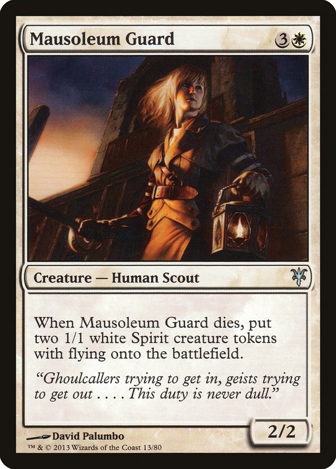 Mausoleum Guard [Duel Decks: Sorin vs. Tibalt] | Lots Moore NSW