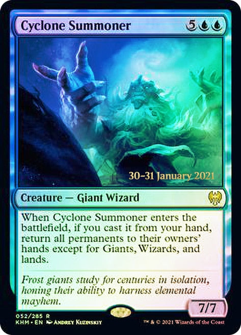 Cyclone Summoner [Kaldheim Prerelease Promos] | Lots Moore NSW