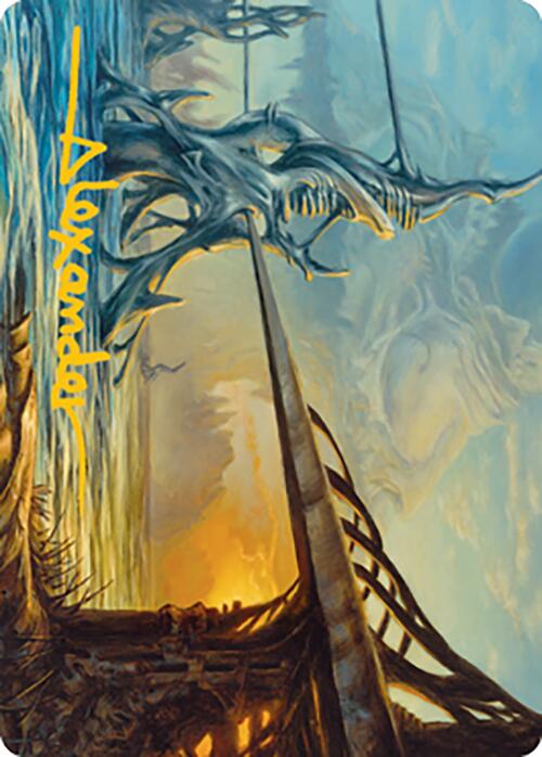 Razortide Bridge Art Card (Gold-Stamped Signature) [Modern Horizons 2 Art Series] | Lots Moore NSW