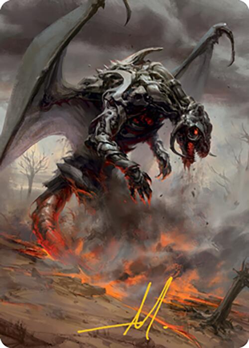 Scion of Draco Art Card (Gold-Stamped Signature) [Modern Horizons 2 Art Series] | Lots Moore NSW
