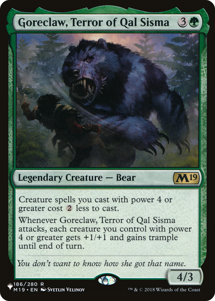 Goreclaw, Terror of Qal Sisma [The List] | Lots Moore NSW