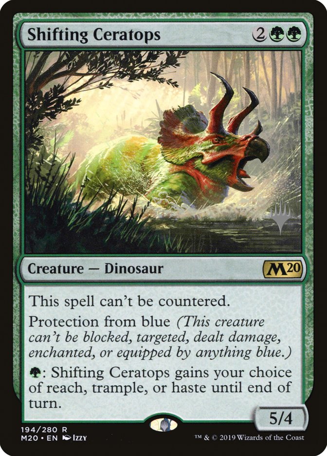 Shifting Ceratops (Promo Pack) [Core Set 2020 Promos] | Lots Moore NSW