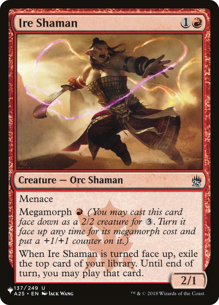 Ire Shaman [The List] | Lots Moore NSW