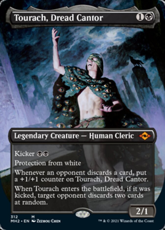Tourach, Dread Cantor (Borderless Alternate Art) [Modern Horizons 2] | Lots Moore NSW