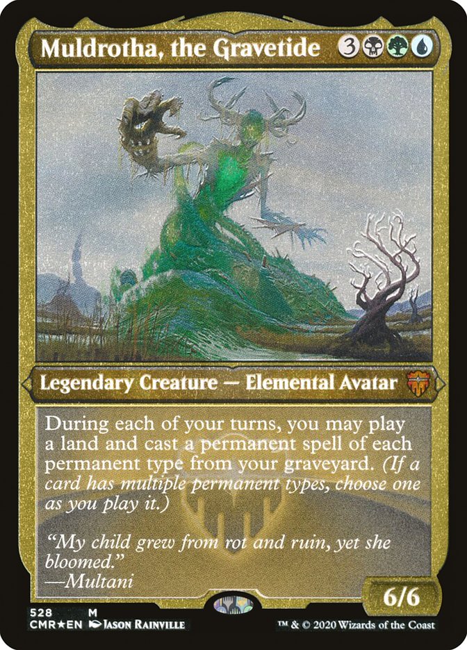 Muldrotha, the Gravetide (Etched) [Commander Legends] | Lots Moore NSW