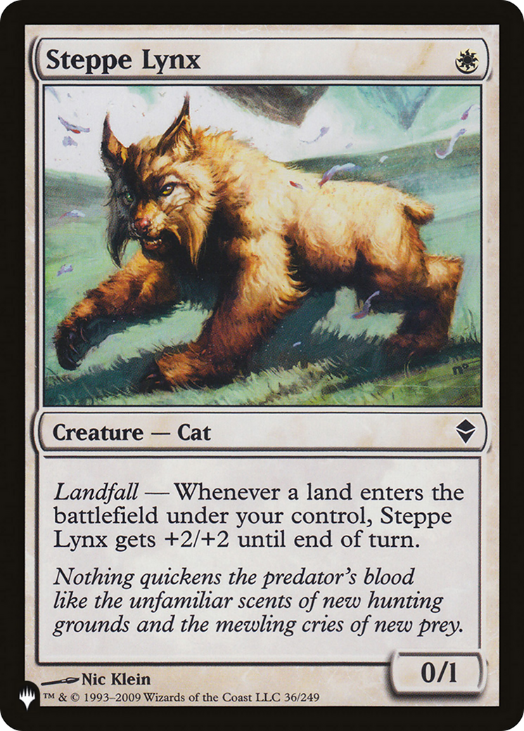 Steppe Lynx [The List] | Lots Moore NSW