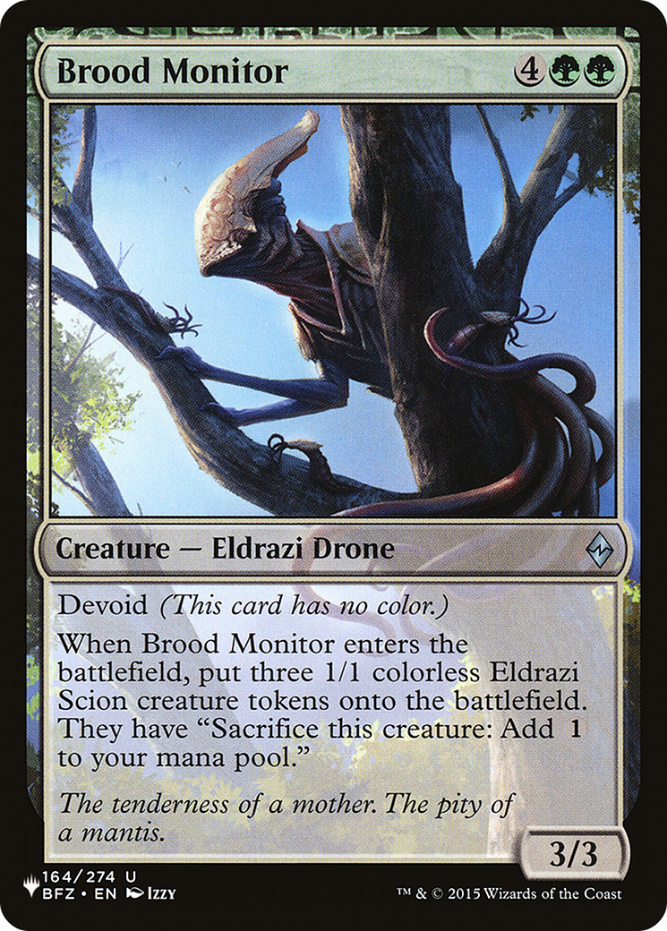 Brood Monitor [The List Reprints] | Lots Moore NSW