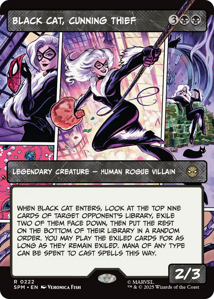 Black Cat, Cunning Thief (Borderless) [Marvel's Spider-Man] | Lots Moore NSW