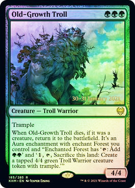 Old-Growth Troll [Kaldheim Prerelease Promos] | Lots Moore NSW