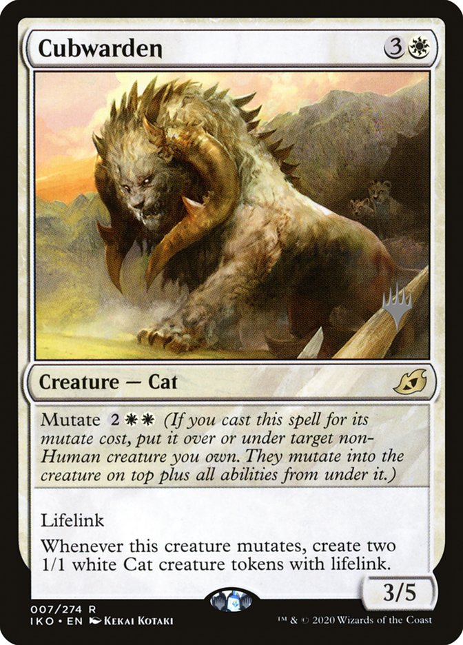 Cubwarden (Promo Pack) [Ikoria: Lair of Behemoths Promos] | Lots Moore NSW