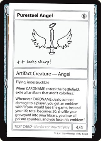 Puresteel Angel (2021 Edition) [Mystery Booster Playtest Cards] | Lots Moore NSW