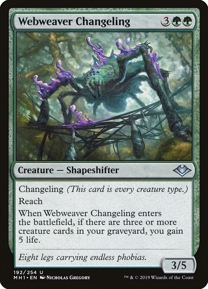 Webweaver Changeling [Modern Horizons] | Lots Moore NSW