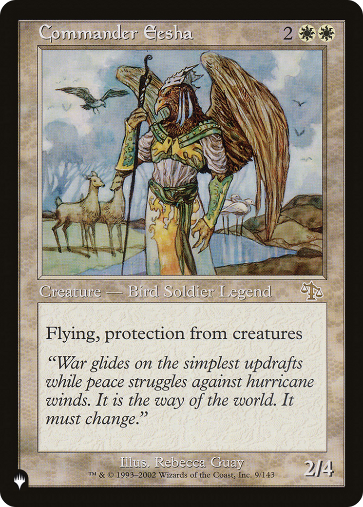 Commander Eesha [The List] | Lots Moore NSW