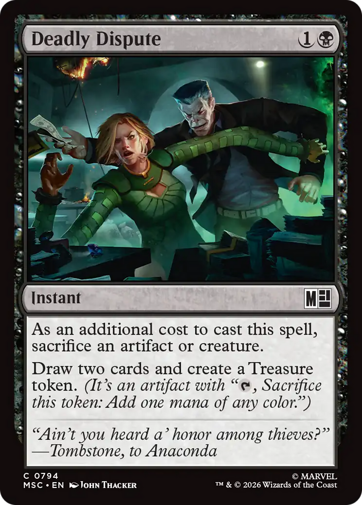 Deadly Dispute [Marvel Super Heroes Commander] | Lots Moore NSW