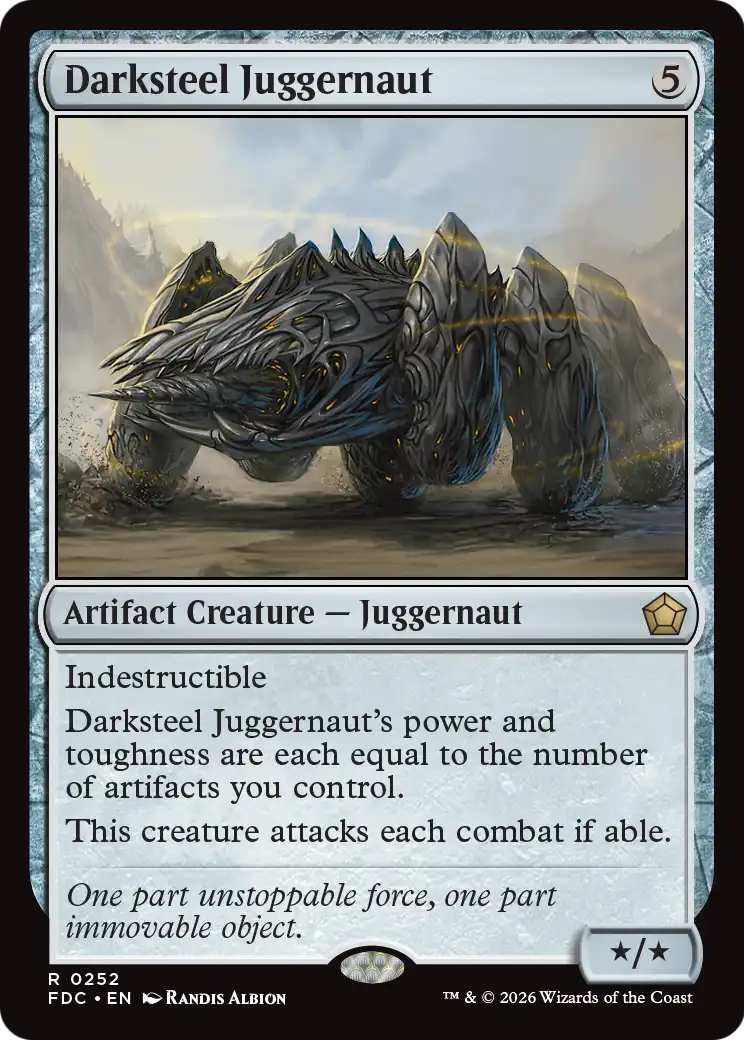 Darksteel Juggernaut [Foundations Commander] | Lots Moore NSW