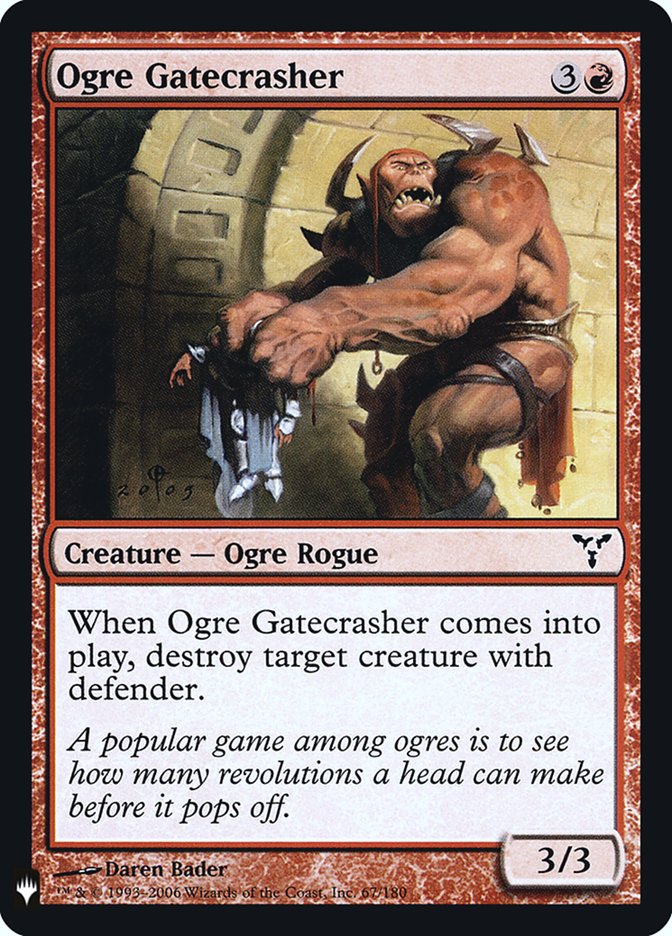 Ogre Gatecrasher [Mystery Booster] | Lots Moore NSW