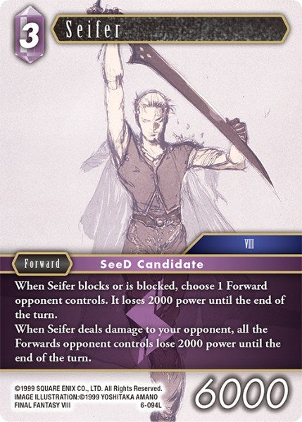 Seifer [Opus VI] | Lots Moore NSW