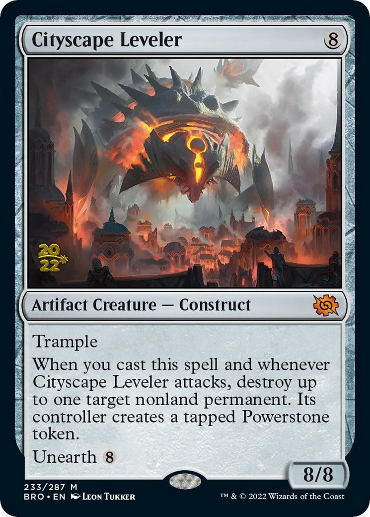 Cityscape Leveler [The Brothers' War Prerelease Promos] | Lots Moore NSW