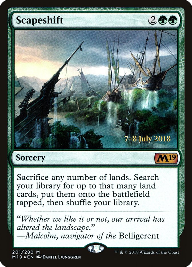 Scapeshift [Core Set 2019 Prerelease Promos] | Lots Moore NSW