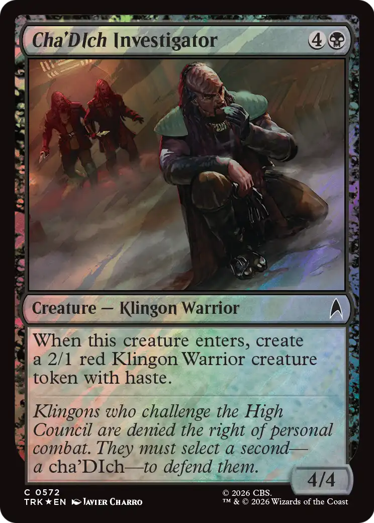 Cha'Dich Investigator (Surge Foil) [Star Trek] | Lots Moore NSW