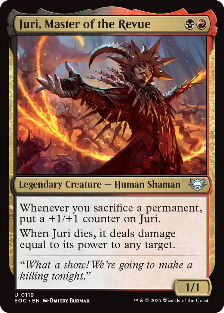 Juri, Master of the Revue [Edge of Eternities Commander] | Lots Moore NSW