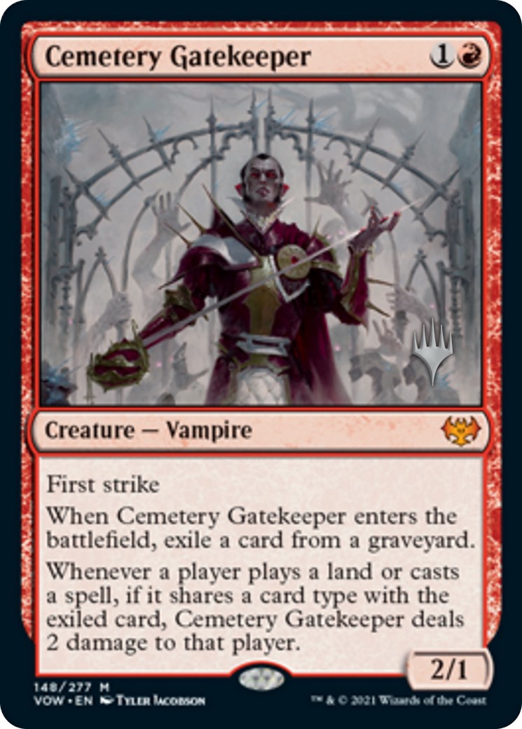 Cemetery Gatekeeper [Aetherdrift Promos] | Lots Moore NSW