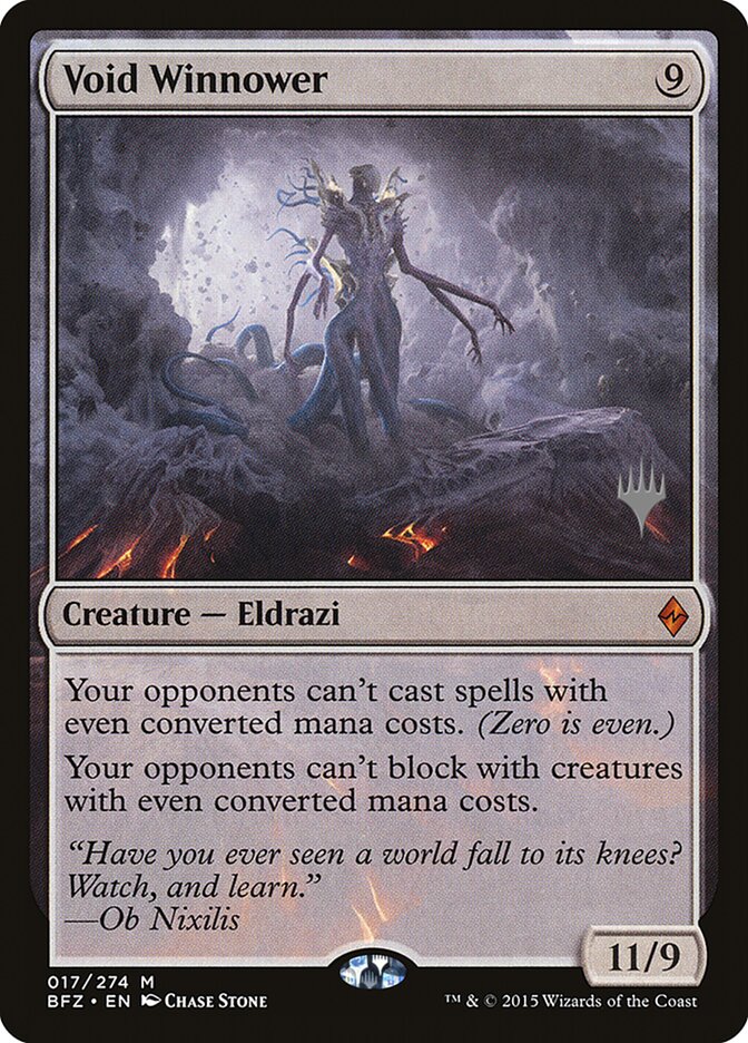 Void Winnower (Promo Pack) [Battle for Zendikar Promos] | Lots Moore NSW
