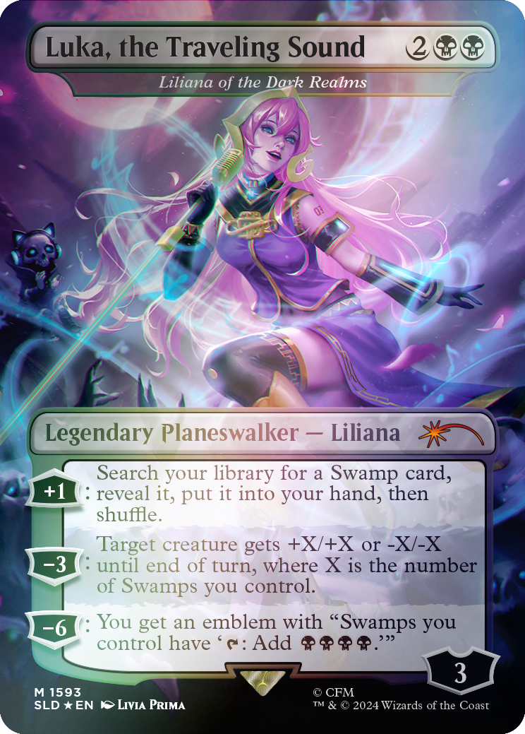 Luka, the Traveling Sound - Liliana of the Dark Realms (Rainbow Foil) [Secret Lair Drop Series] | Lots Moore NSW