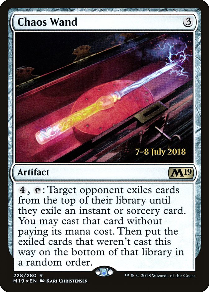 Chaos Wand [Core Set 2019 Prerelease Promos] | Lots Moore NSW