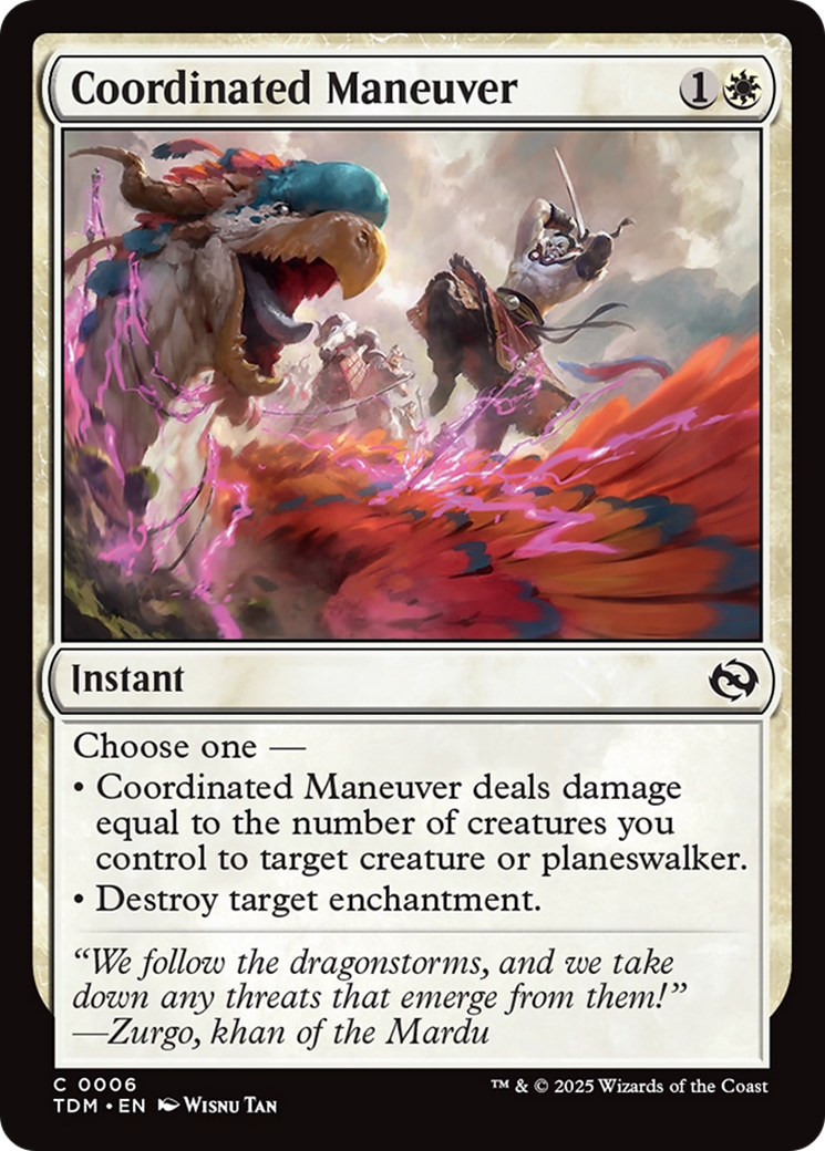 Coordinated Maneuver [Tarkir: Dragonstorm] | Lots Moore NSW