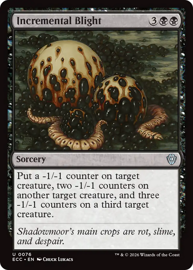Incremental Blight [Lorwyn Eclipsed Commander] | Lots Moore NSW