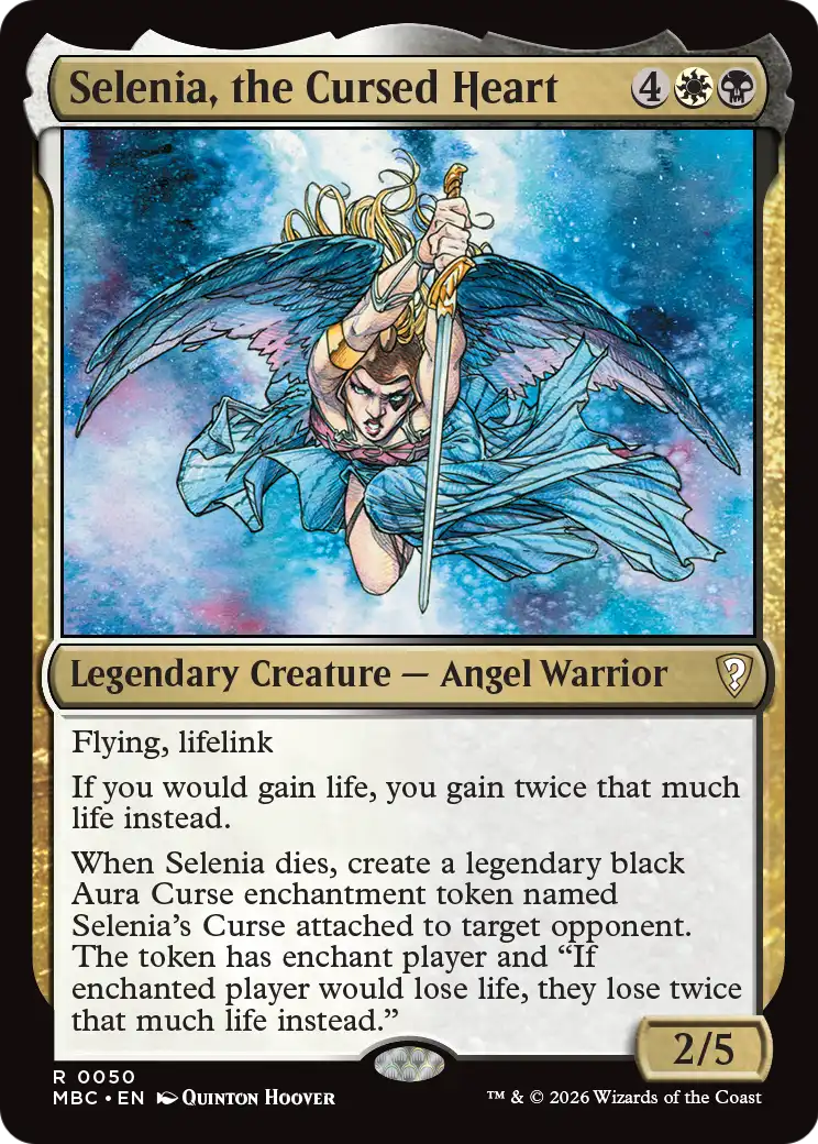 Selenia, the Cursed Heart [Mystery Booster: Commander Edition] | Lots Moore NSW