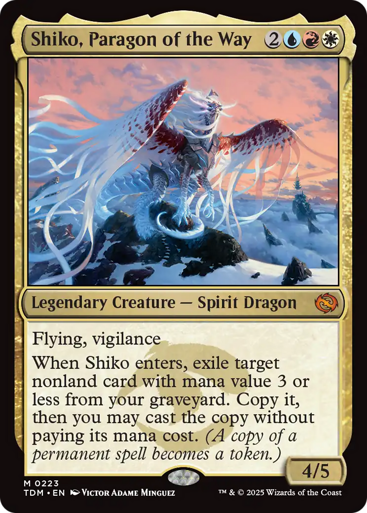 Shiko, Paragon of the Way [Tarkir: Dragonstorm] | Lots Moore NSW