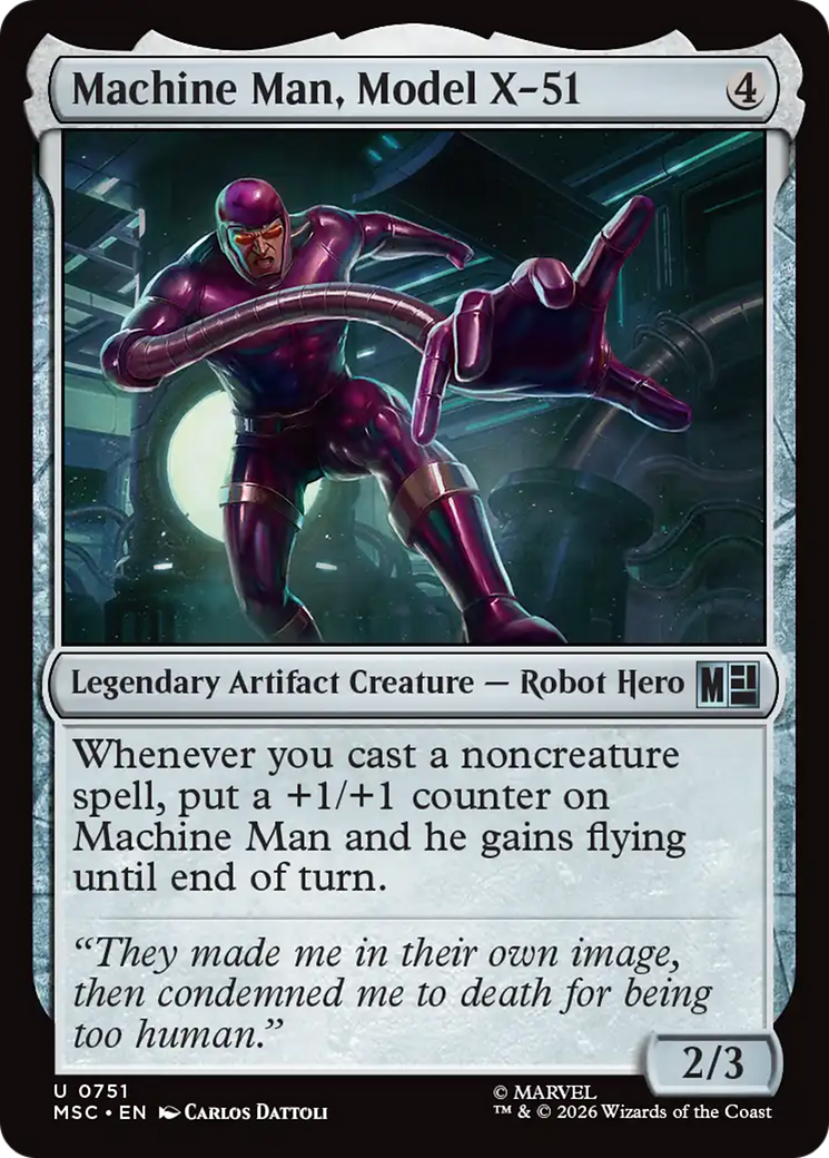 Machine Man, Model X-51 [Marvel Super Heroes Commander] | Lots Moore NSW