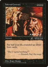 Infernal Contract (Oversized) [Oversize Cards] | Lots Moore NSW