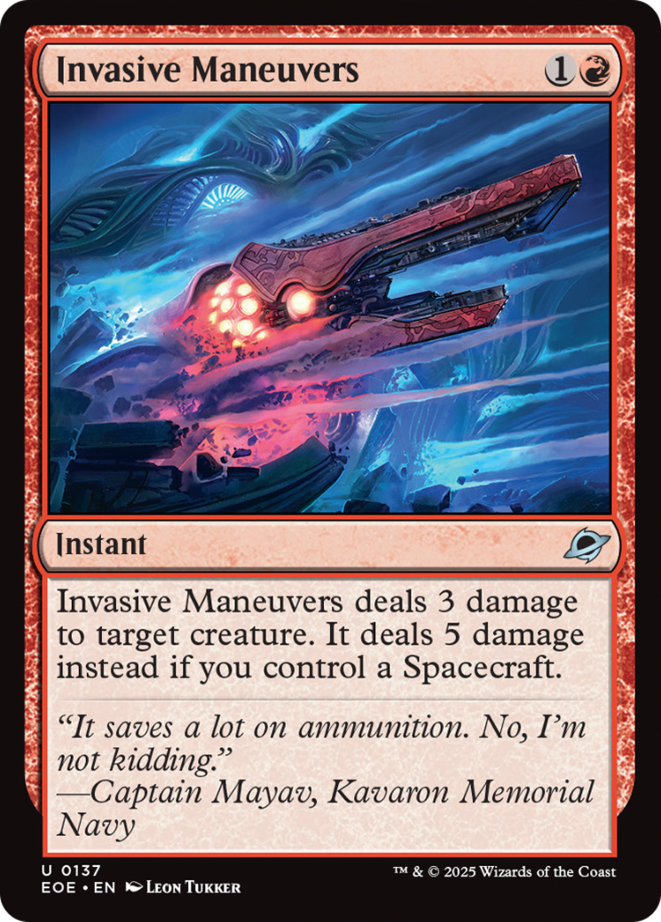 Invasive Maneuvers [Edge of Eternities] | Lots Moore NSW
