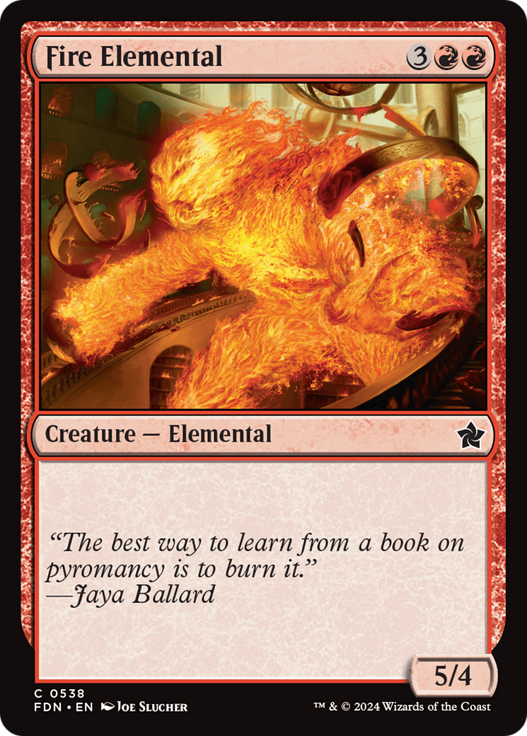 Fire Elemental [Foundations] | Lots Moore NSW