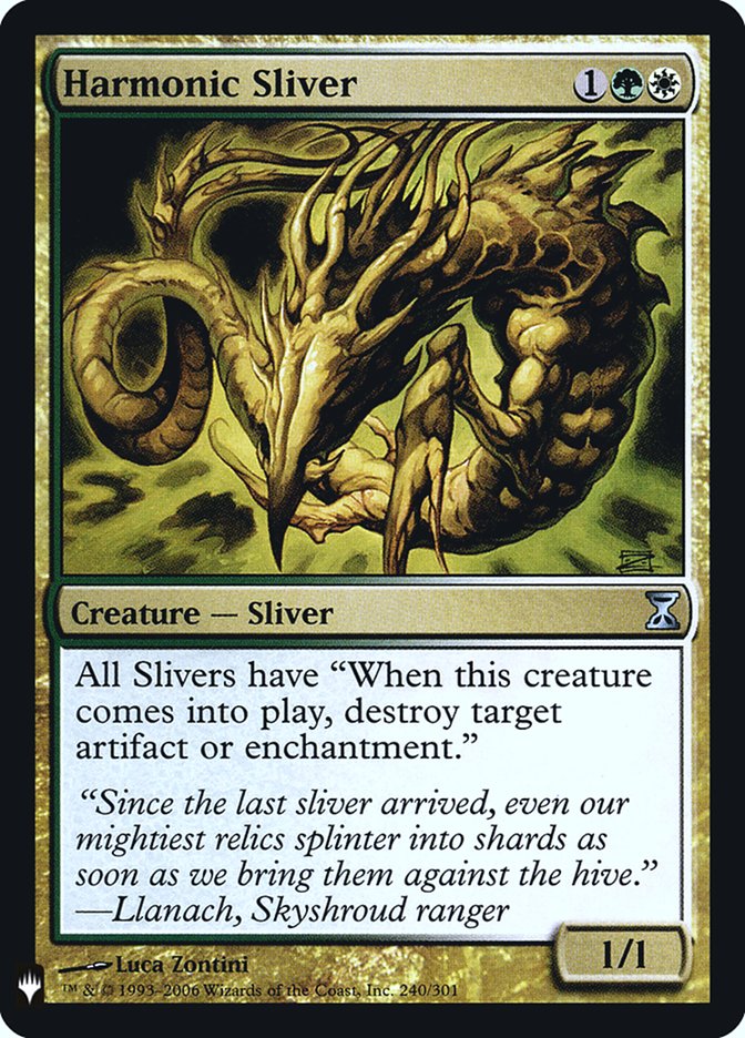 Harmonic Sliver [Mystery Booster] | Lots Moore NSW